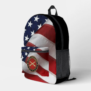 Field Artillery Branch Insignia Special Edition Printed Backpack