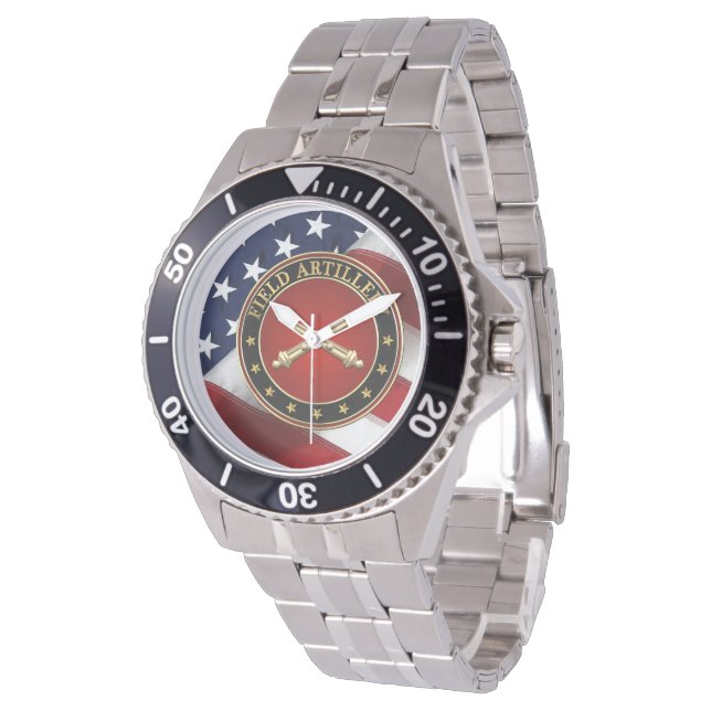 Field Artillery Branch Insignia Special Edition Watch (Angled)