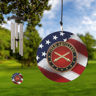 Field Artillery Branch Insignia Special Edition Wind Chime