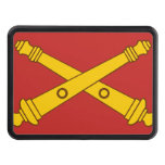 Field Artillery Crossed Cannons Trailer Hitch Cover