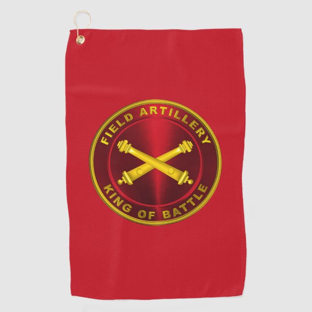 Field Artillery Golf Towel (Front)