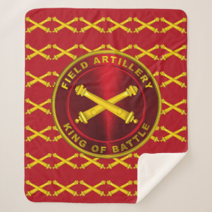 Field Artillery King of Battle Sherpa Blanket