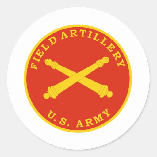 Field Artillery Seal Plaque Stickers