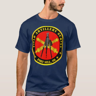 Field Artillery Survey w Branch Aiming Circle Ft S T-Shirt