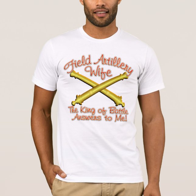 Field Artillery Wife T-Shirt (Front)