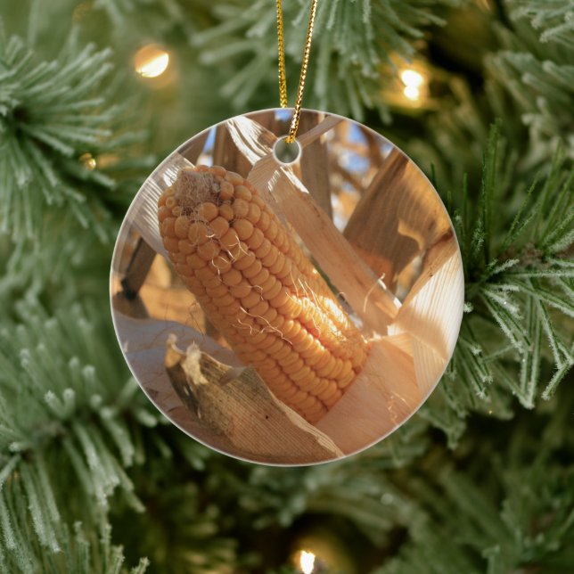 Field Corn Ceramic Ornament (Tree)