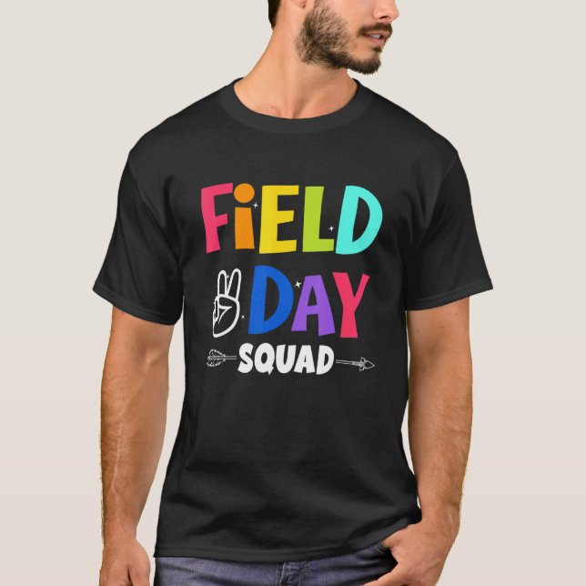 Field Day 2022 Field Squad Kids Boys Girls Student T-Shirt (Front)
