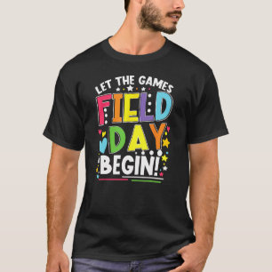 Field Day 2023 Let The Games Begin Kids Boys Girls T-Shirt