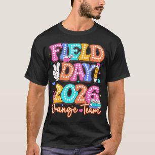 Field Day 2026 Orange Team Color Trip Game T-Shirt