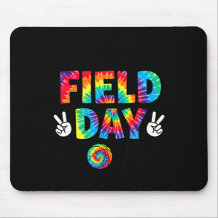 Field Day 2026 Tie Dye Peace Sign Teacher Student Mouse Pad
