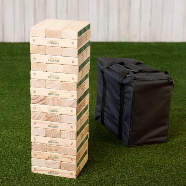 Field Day Bachelor Outdoor Giant Topple Tower Game (Lawn)