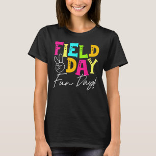 Field Day Fun Day 2023 Funny Field Day Vibes Teach T-Shirt