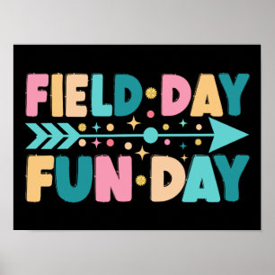 Field Day Fun Day Funny Field Trip Poster
