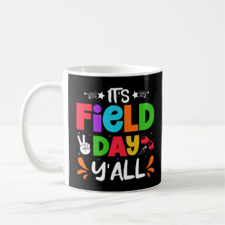 Field Day Fun Day School Rainbow Color Splash Kids Coffee Mug