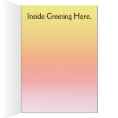 Field Day Ham Radio Silhouette Card With Sun (Inside (Right))