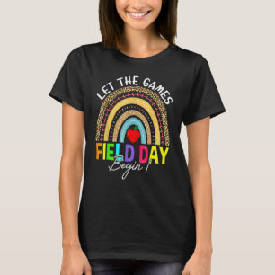 Field Day Let The Games Begin Colors Rainbow Girls T-Shirt