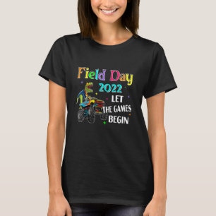 Field Day Let The Games Begin Kids Rex Monster Tru T-Shirt