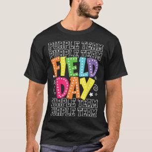 Field Day Purple Team Color War Camp Team Game Com T-Shirt