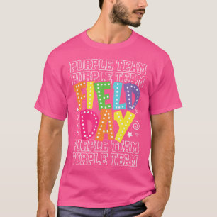 Field Day Purple Team Color War Camp Team Game Com T-Shirt