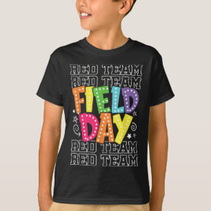 Field Day Red Team Color War Camp Team Game Compet T-Shirt