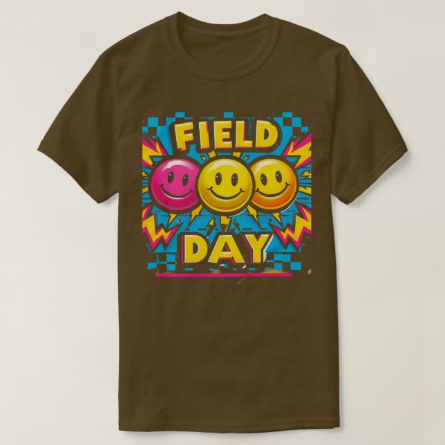 Field Day School Activities For School Game Day La T-Shirt (Design Front)