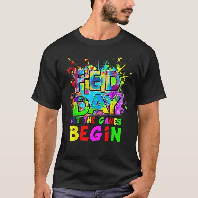 Field Day Time Teachers 2023 Games Begin Kids Girl T-Shirt (Front)