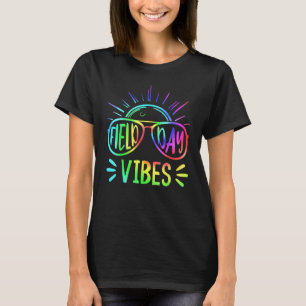 FIELD DAY VIBES 2023 Teacher Kids Groovy Tie Dye H T-Shirt