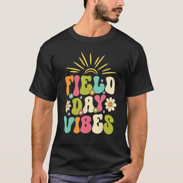 Field Day Vibes   For Teacher Kids Field Day 2023  T-Shirt (Front)