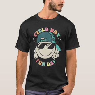 Field Day Vibes  For Teacher Kids Happy Field Day  T-Shirt