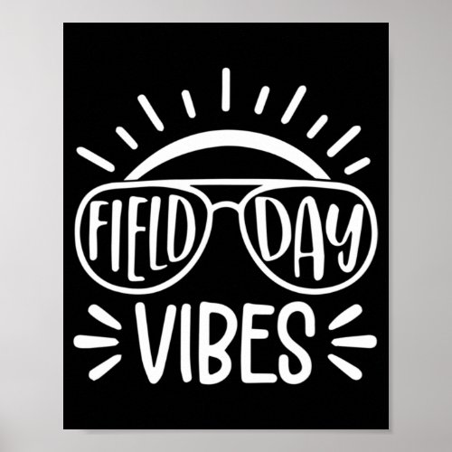 Field Day Vibes Fun  For Teacher Kids Field Day 20 Poster