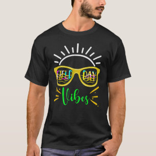 Field Day Vibes Summer Glasses Teacher Kids Field T-Shirt