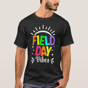 Field Day Vibes Teacher Boys Girls Kids Field Day  T-Shirt