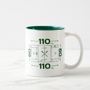 Field Dimensions Two-Tone Coffee Mug