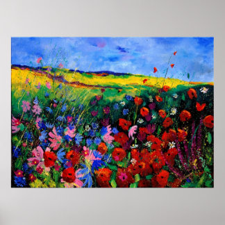 field flowers 68 poster
