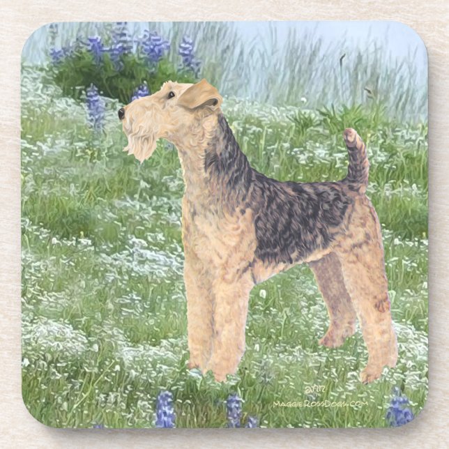Field Flowers Beverage Coaster (Front)