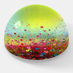 Field flowers paperweight