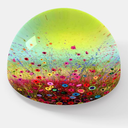 Field flowers paperweight