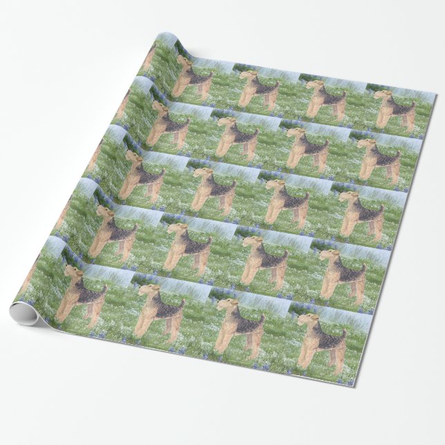 Field Flowers Wrapping Paper (Unrolled)
