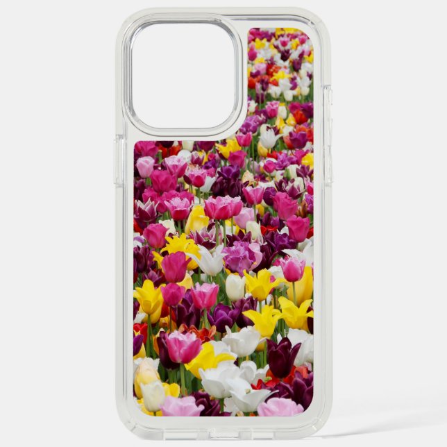 field full of tulips speck iPhone case (Front)