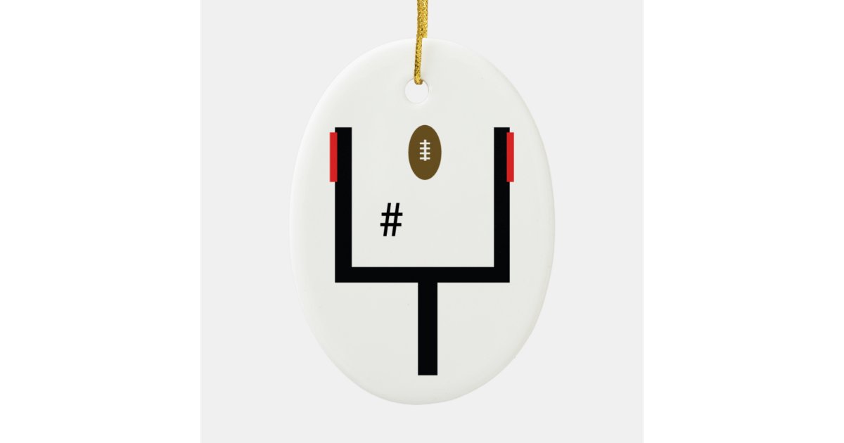 Field Goal Kicker Ornament Zazzle