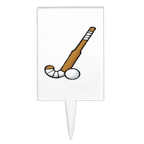 Field Hockey 6 Cake Topper