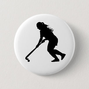 Field Hockey Button