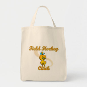 Field Hockey Chick Tote Bag
