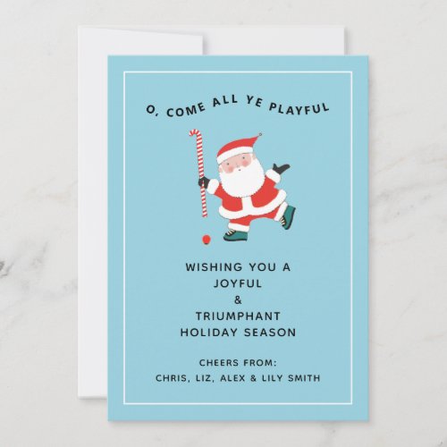 Field Hockey Christmas Cards