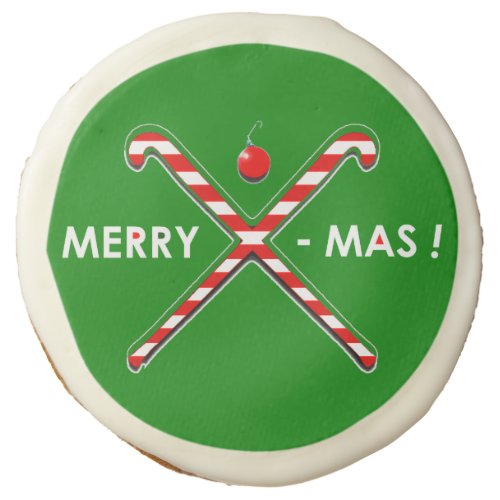 Field Hockey Christmas Holiday Sugar Cookie