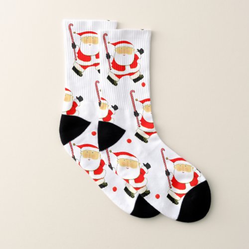 Field Hockey Christmas Socks