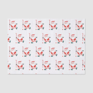 Field Hockey Christmas Tissue Paper
