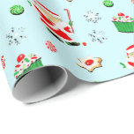 field hockey Christmas Wrapping Paper<br><div class="desc">Field hockey-themed holiday design.</div>