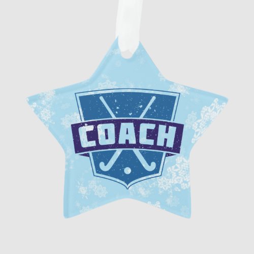 Field Hockey Coach Christmas Decoration