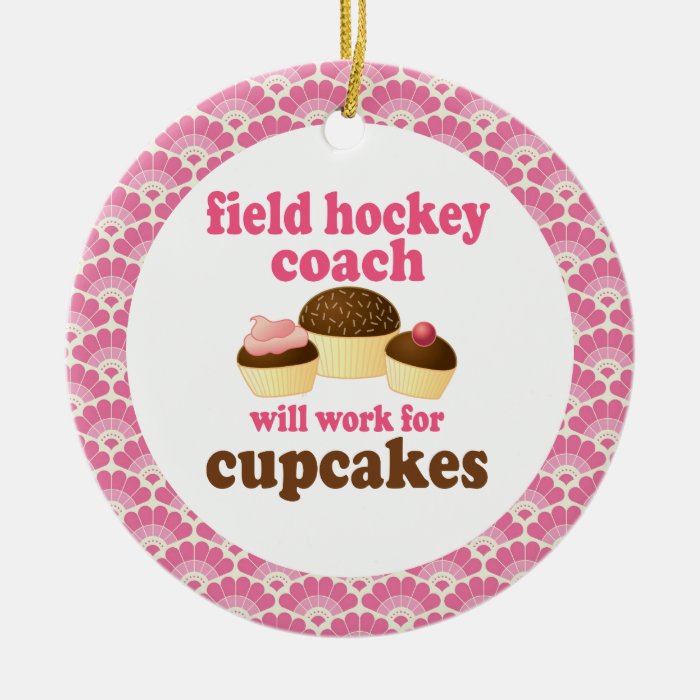 Field Hockey Coach Gift Ornament